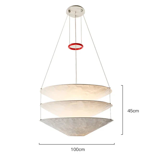 Scandinavia Paper Pendant Lamp Ceiling Chandelier for Living Room Kitchen