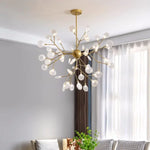 Afralia™ Nordic G4 LED Chandelier: Modern Branch Pendant Light, Gold/Black, Art Decor Lighting