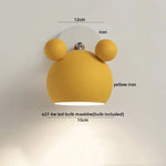 Wood Iron LED Wall Lights with Pull Chain Switch for Modern Living Spaces