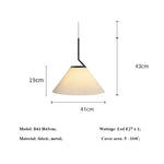 Cream Pleated Pendant Light by Afralia™: Modern Nordic E27 Chandelier for Living Room, Loft, Bar.