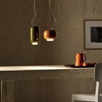 Colorful Glass Pendant Lights for Dining Room and Bedroom