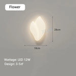 Star Shape Wall Lamp Kids Room Nursery Lighting - White Cloud Theme