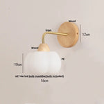 Wood Canopy LED Wall Light with Pull Chain Switch for Bar, Bedroom & Restaurant