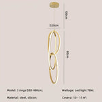 Gold LED Wall Sconce Dimmable Lighting Fixture Polished Steel Modern Luminarias