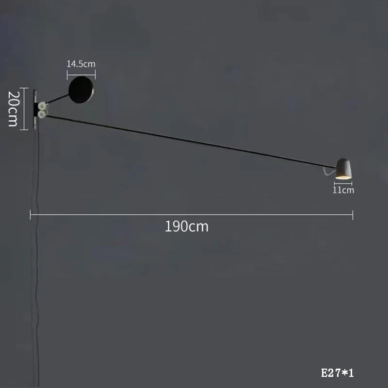 Modern Dimmable LED Wall Light for Living Room and Bedroom