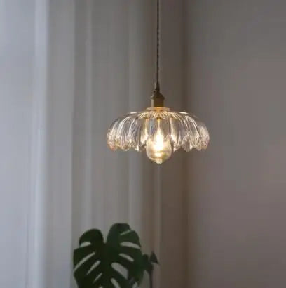 Glass Pendant Lights for Bedroom Dinning Living Room