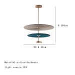 Dimmable Cotton Chandelier | Post-modern Art Decor for Living Room and Office