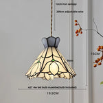 Flower Glass LED Pendant Light, Nordic Design, Adjustable Wire, Modern Living Room Decor