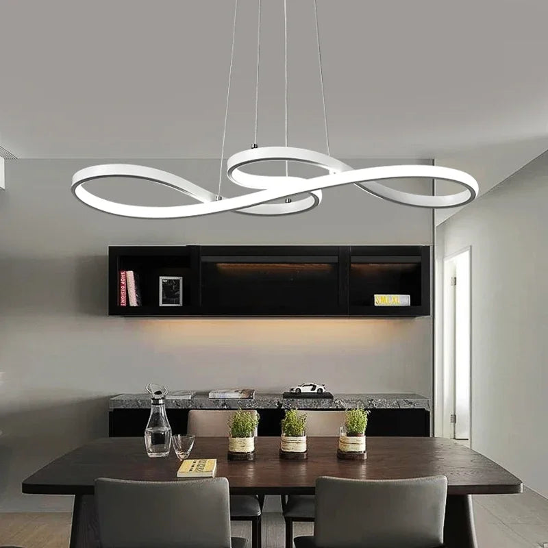 Round Pendant Ceiling Chandelier for Dining and Living Room
