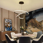 Circles Chandelier Pendant Lamp 3 Rings Ceiling Light
