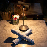 Pina Pro Rechargeable LED Touch Table Lamp for Dining, Hotel, Bar & Coffee