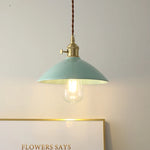 Ceramic Knob Switch LED Pendant Light, Nordic Modern Hang Lamp