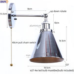 Afralia™ Iron LED Wall Lamp Vintage Style Wandlamp Industrial Luminaire