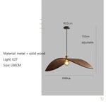 Wood Art LED Chandelier for Dining Room & Bar Decor