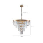 23.6" Gio Crystal Chandelier