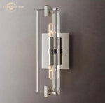 Modern Glass Wall Sconces | Marbuzet Linear Bedroom Living Room Lighting
