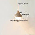 Travertine LED Pendant Lamp for Bar Bedroom Living Room Décor