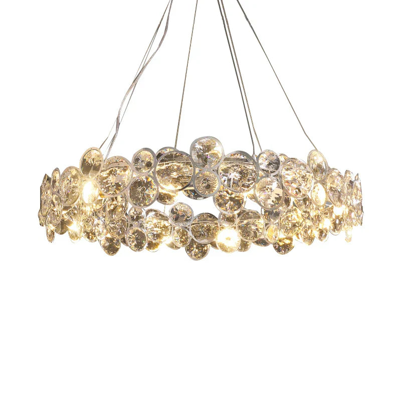 Crystal Magic Ring Pendant Light for Dinning Room