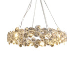 Crystal Magic Ring Pendant Light for Dinning Room