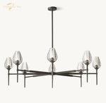 Crystal Tulip Chandelier Pendant Light Living Room Dining Bedroom Luxury Glass Lighting