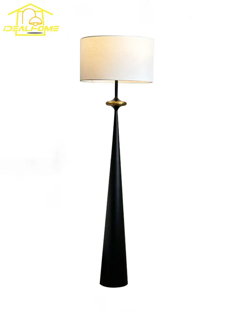 LED Iron Art Floor Lamp | Wabi-sabi Minimalist Design for Living Room, Bedroom