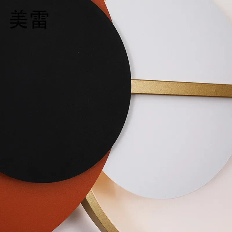 Circular Sofa Luxury Wall Lamp: Simple Modern Nordic Bedroom Lighting