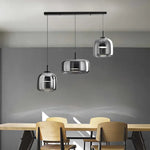 Modern Glass LED Pendant Lights for Dining Room Kitchen Table & B&B Loft Stair Chandeliers