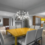 LED Branch Chandelier for Kitchen Dining Bedroom – Nordic Style Hanging Lamp