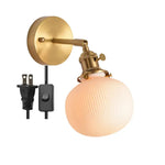 Afralia™ White Ceramic LED Wall Lights for Home Lighting in Bedroom, Living Room, Bathroom