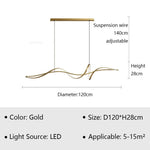 Modern LED Pendant Light - Stylish Ceiling Chandelier for Living, Dining, and Bedroom