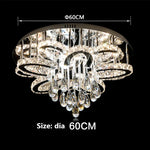 Dimmable LED Crystal Chandelier Chrome Ceiling Light Fixture