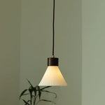 Afralia™ Ceramic LED Pendant Light Fixture Minimalist Wood Decor Hanging Lamp