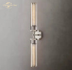 Crystal Hexagonal Sconce: Modern Wall Lamp for Bathroom, Living Room, Bedroom