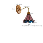 Afralia Glass LED Wall Sconce Lamp Colorful Living Room Bedroom Mirror Stair Light