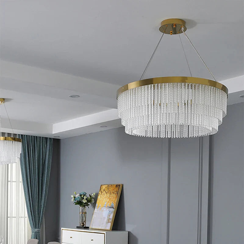 Crystal Pendant Light - Luxury Nordic Lamp for Home and Restaurant