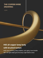 Modern LED Pendant Light - Stylish Ceiling Chandelier for Living, Dining, and Bedroom