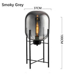 Modern Glass LED Floor Lamp for Living Room, Bedroom, Dining, and Home Decor