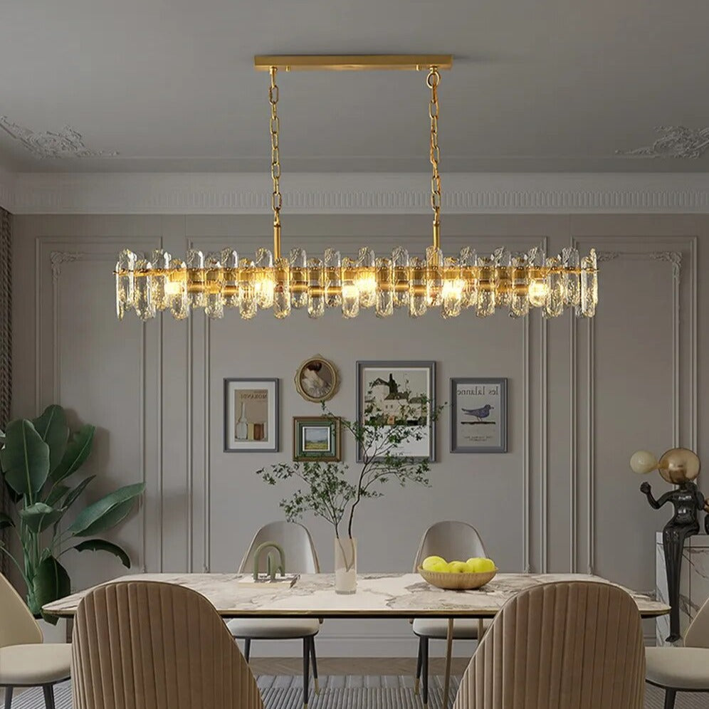 60" Marini Crystal Dining Room Chandelier