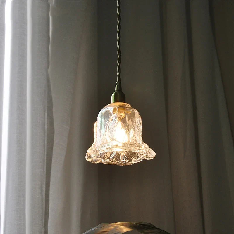 Copper Glass LED Pendant Lamp: Modern Nordic Kitchen Dining Room Lighting