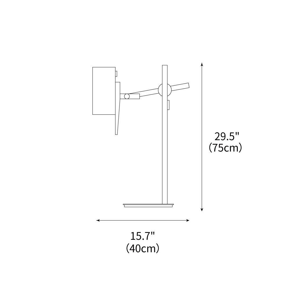 Scantling Table Lamp 15.7"
