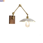 Ceramic Copper Swing Arm LED Wall Lights for Home Decor