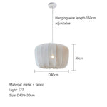 Nordic Minimalist Wabi Sabi Chandelier - LED Pendant Lamp for Home & Restaurant