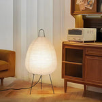 Rice Paper Floor Lamp for Living Room Bedroom (E27 Bulb)