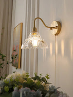Brass Glass Pendant Light - Luxury Minimalist LED Nordic Flower Restaurant Lamp
