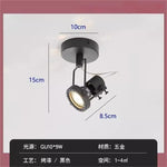 LED Industrial Bedroom Wall Lamp Black/Nickel Mounted Studio Cafe Background