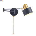 Afralia™ Iron Art LED Wall Lamp for Bedroom Stair Kitchen Living Room Decor