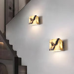 Afralia™ Bulgari Stone LED Wall Lights Outdoor Waterproof Bedside Lamp
