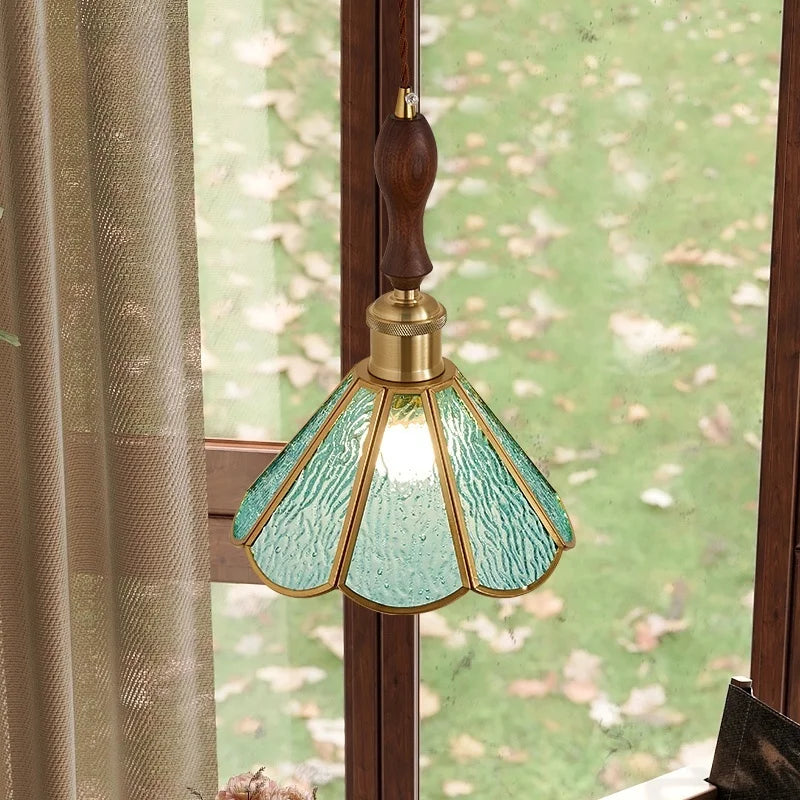 Glass LED Tiffany Style Pendant Light for Home Decor