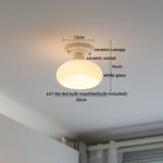 Ceramic LED Ceiling Light for Modern Home Decor & Lighting