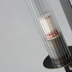 Nordic Iron Glass LED Wall Sconce Lamp for Luxury Living Room Bedroom Lighting